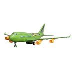 Arej Enterprises Jumbo Size Plane, Big Size Aeroplan Model Push & Go Toys for Kids with Stand Green