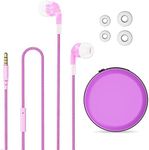 Geekria Kids Wired Earbuds with Mic