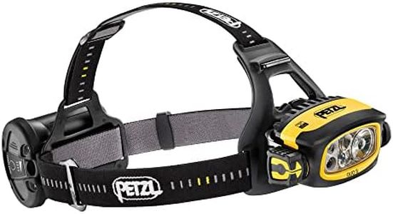 PETZL E80CHR Duo S HEADLAMP, Black / Yellow