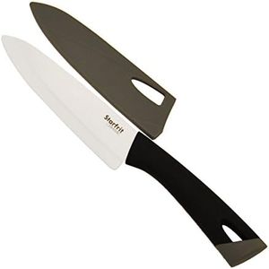 Starfrit Ceramic Blade Chef Knife, 6-Inch, Black