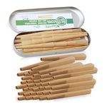 Scotte 40 Pre Rolled Cones 1 1/4 Size Organic Cigarette Rolling Papers with Tips (78mm/3inch)