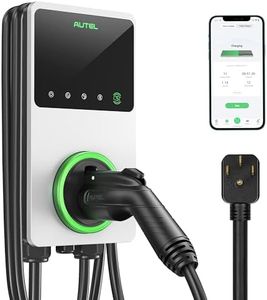Autel Home Smart Electric Vehicle (EV) Charger up to 40Amp Level 2 EV Charger,Energy Star, CSA,Wi-Fi and Bluetooth, 25-Foot Cable(NEMA 14-50 Plug) (40 Amp NEMA 14-50 plug)