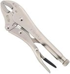 Gunpla Locking Pliers 10 Inch/250 mm Self-Locking Welding Pliers Curved Jaw Pliers with Non-Slip Handles, Grip Pliers with Adjustment Screw and Release Lever