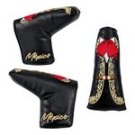 Foretra - Limited Edition Mariachi Mexico Putter Headcover Quality PU Leather Magnetic Closure for Blade Style Putters