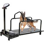Dog Treadmill for Large & Small Dogs, Pet Fitness Treadmill Electric Pet Running Machine with Safety Fence, Quiet Motor, and Adjustable Speeds for Indoor Exercise