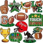 12 Pieces Football Locker Magnets F