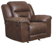 Signature Design by Ashley Stoneland Contemporary Rocker Recliner, Brown