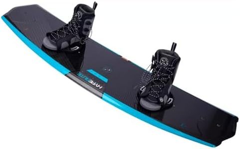 Hyperlite State 2.0 Wakeboard w/Frequency Bindings Mens Sz 135cm/(One Size) Black/Blue