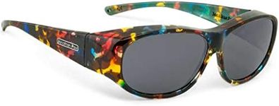 Jonathan Paul Fitovers Sunni Large Tartan Demi Polarvue Gre Sunglasses, Tartan Demi, Large