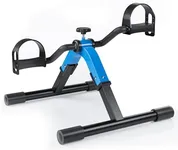 RYGEO Pedal Exerciser Mini Exercise Bike for Leg and Arm Cycling, Blue