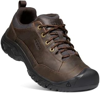 KEEN Men's Targhee III Oxford Hiking Shoe, Dark Earth Mulch, 11 US