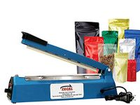 Super Fast India Kairos 8" Hand Impulse Sealer Heat Seal Machine Poly Sealing Plastic Bag Element Kit