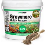 Grow Chem Growmore Fertiliser (2.5KG Bucket) – Multi-Purpose Plant Food Granules – NPK 7-7-7 Nourishes Plants with Essential Nutrients – Suitable for All Plant Types – Garden Fertiliser