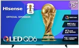 Hisense 75" Class QD6 Series (75QD6QF, 2025 Model) QLED 4K UHD Smart Fire TV, Voice Remote with Alexa, Dolby Vision, Dolby Atmos, Motion Rate 120, HDR 10+, Game Mode Plus, MEMC, VRR, ALLM