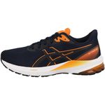 ASICS Mens GT-1000 12 - French Blue/Bright Orange Running Shoes, UK - 8