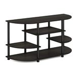 Furinno 15116EX Jaya Corner Tv Stand, Espresso, 46