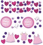 Shower with Love Girl Confetti Value Pack 1.2oz/34g