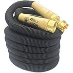 Pocket Hose Bullet - Top Brass - 50' + Free Removable Spray Nozzle