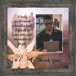 Crossroads Home Décor Coach, Thank You Gift, Team Picture Frame, 10x10 6412BW