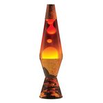 Lava Lite 2149 14.5-Inch Color Max Volcano Print Lava Lamp with Tri-Colored Globe, White Wax/Clear Liquid