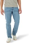 Lee Men's Legendary Relaxed Straight Jean, Icey Blue, 36W x 32L