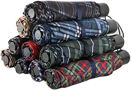 EUROXANTY Paraguas de Cuadros | Paraguas Plegable | Paraguas para Adultos | Paraguas Plegable y Compacto | Paraguas Resistente | Pack 2 Aleatorios
