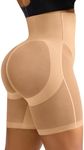 SHAPELLX Plus Size Shapewear Tummy Control High Waist Cincher Girdle Butt Lifting Body Shaper Shorts Women's Shapewear Panties