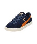 Puma Unisex-Adult Clyde OG 75Y Persian Blue-Orange Brick Sneaker - 9 UK (39332601)