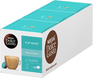 Nescafe Dolce Gusto Flat White Coffee Pods – Compatible Capsules
