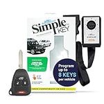 Simple Key Kit, Car Key with Fob an