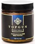 Pomade for Men - 4 oz High Hold, Medium Shine, Water based & Easy to Wash - Topgun Men Care