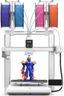 Anycubic Kobra X 3D Printer, 600mm/s High-Speed FDM Printer with 4-Color Printing, 49-Point Auto-Leveling, Smart AI Detection for Beginners & Professionals, 260x260x260 mm