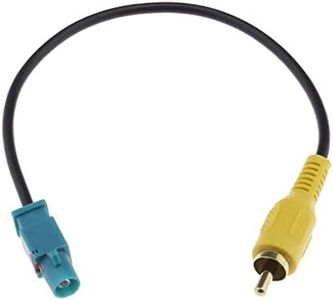 ECSiNG Fakra Z Male to RCA Male Adapter Cable Compatible with Mercedes Command PCM 2.1/ PCM 3.0/ NTG 2.5/ NTG 4.0/ NTG 4.5 Car Reversing Camera Adaptor Cable