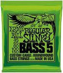 Ernie Ball 2836 Slinky Nickel Wound 5-String Bass Guitar Strings - Regular 45-130