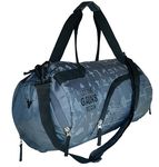 WILD MODA 40L Fitfusion: Polyester Gym Bag (Grey & Black)