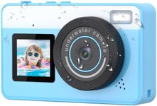 Mafiti Underwater Camera 10FT Waterproof Camera Snorkeling, Compact Floatable Digital Camera for Kids Teenagers Adults, Surfing Swimming and Kayaking, Blue