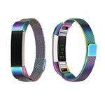 Gabriel Replacement Stainless Steel Band Metal Wristband Strap with Magnetic Closure Clasp for Fitbit Alta/Fitbit Alta HR Fitness Tracker