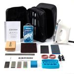 XCMAN Complete Ski and Snowboard Kit with Wax Iron, Ski Wax, Edge Tuner, PTEX for Tuning, Repair and Waxing