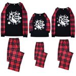 lohill Christmas Matching Family Pyjamas, Family Christmas Pyjamas Set, Holiday Xmas Elf Sleepwear Outfits, Christmas Pjs Pajamas for Mens Womens Adult Kids