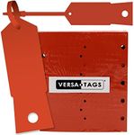 Orange Self-Locking Arrow Key Tags (1,000 per Pack) Size 4 1/2" X 3/4" (Orange)