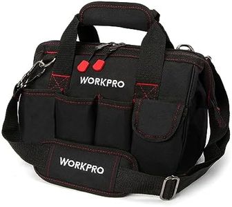 Workpro 12-inch Close Top Wide Mouth Storage Tool Bag, W081020A