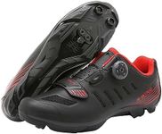 Unisex Cycling Shoes Compatible with pelaton Indoor Road Bike Shoes Mountain Bike Shoes for Men and Women Delta Cleats Clip Outdoor Pedal Bicycle Shoes MTB Shoes for Men, Black-b, 11.5 Women/10.5 Men