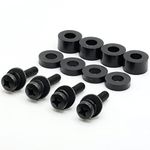 ReplacementScrews M6 30mm TV Wall Mount Screws - Universal Metric M6 Mounting Hardware Kit - Includes Washers and Spacers for M6 12mm to M6 30mm Installations. for Any TV Brand.