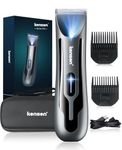 Kensen Body Hair Trimmer Men, Manscape Electric Groin Balls Hair Trimmer, Rechargeable Body Groomer with Stored Case Private Parts & Pubic Hair Razor, IPX7 Waterproof Wet and Dry Electric Razor