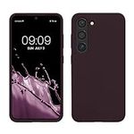 kwmobile Case Compatible with Samsung Galaxy S23 Case - TPU Silicone Cover - Works with Wireless Charging - Berry