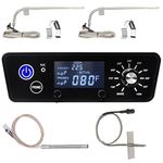 Upgraded Replacement Kit For Pit Boss - Digital Thermostat Panel for PBV3P1/PBV4PS1/PBV5P1 Series Vertical Smoker - Includes Meat Probes, Temp Sensor & Ignition Hot Rod - Grill Parts & Accessories