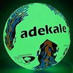 adekale Soccer Balls Size 3/4/5,Glo