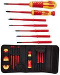 C.K T4925 VDE/1000V Interchangeable Screwdriver Set with Slim Blades