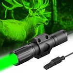 ANEKIM HL25 Green Hunting Light Kit, 1300 High Lumen Tactical Flashlight for Predator Hunting for Hog Coyote and Varmint Night Hunting
