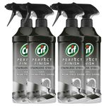 Cif Stainless Steel specialist Spray Scientifically designed to remove stubborn dirt for 100% streak-free shine on the stainless steel surfaces, Multi Buy 4 Pack